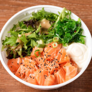 Salmon Sashimi Don Large